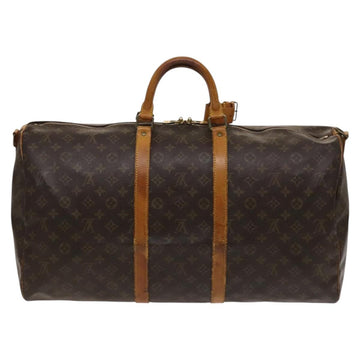 LOUIS VUITTON Monogram Keepall Bandouliere 55 Boston Bag M41414 LV Auth ac3775 - 0