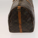 LOUIS VUITTON Monogram Keepall Bandouliere 55 Boston Bag M41414 LV Auth ac3775-3