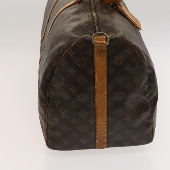 LOUIS VUITTON Monogram Keepall Bandouliere 55 Boston Tasche M41414 LV Auth ac3775