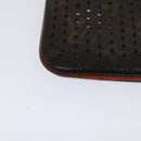 LOUIS VUITTON Monogram Perfo Pochette Cles Coin Purse Orange M95222 Auth ac3778-15