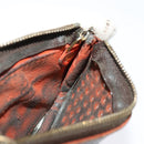 LOUIS VUITTON Monogram Perfo Pochette Cles Coin Purse Orange M95222 Auth ac3778-18