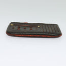 LOUIS VUITTON Monogram Perfo Pochette Cles Coin Purse Orange M95222 Auth ac3778-6