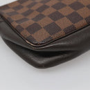 LOUIS VUITTON Damier Ebene Trousse Makeup Pouch N51982 LV Auth ac3779-11