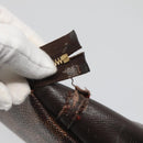 LOUIS VUITTON Damier Ebene Trousse Makeup Pouch N51982 LV Auth ac3779-13