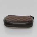 LOUIS VUITTON Damier Ebene Trousse Makeup Pouch N51982 LV Auth ac3779-7