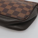 LOUIS VUITTON Damier Ebene Trousse Makeup Pouch N51982 LV Auth ac3779-8