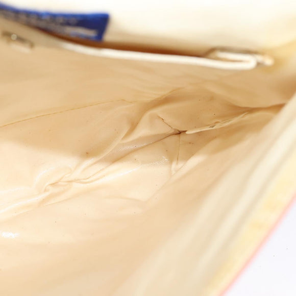 BURBERRY Blue Label Shoulder Bag Canvas Pink Auth ac3783