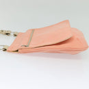 BURBERRY Blue Label Shoulder Bag Canvas Pink Auth ac3783-3