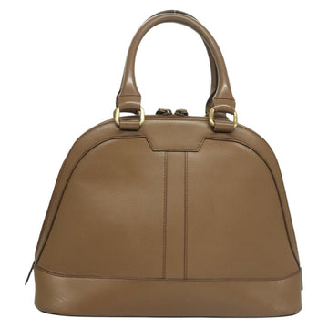 BURBERRY Hand Bag Leather Brown Auth ac3784 - 0