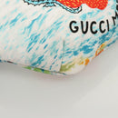 GUCCI Children's Waist bag Nylon White Silver 502095 Auth ac3786-8