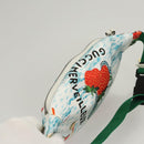 GUCCI Kinder Bauchtasche Nylon Weiß Silber 502095 Auth ac3786-6