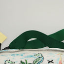 GUCCI Children's Waist bag Nylon White Silver 502095 Auth ac3786-8