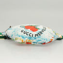GUCCI Children's Waist bag Nylon White Silver 502095 Auth ac3786-5