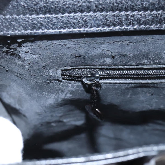 GUCCI Hand Bag Leather Black 002 1118 0462 Auth ac3789