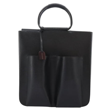 GUCCI Hand Bag Leather Black 002 1118 0462 Auth ac3789 - 0