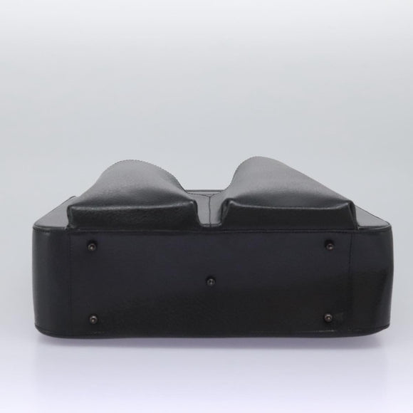 GUCCI Hand Bag Leather Black 002 1118 0462 Auth ac3789