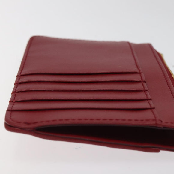 DOLCE&GABBANA Wallet Leather Red Auth ac3791