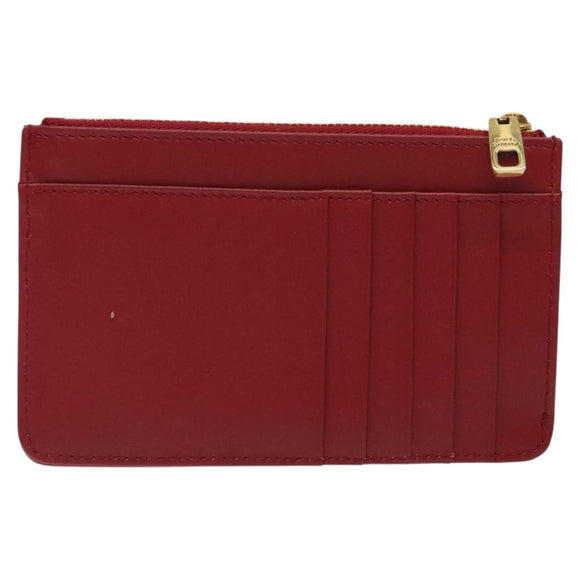 DOLCE&GABBANA Wallet Leather Red Auth ac3791
