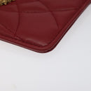 DOLCE&GABBANA Wallet Leather Red Auth ac3791-8