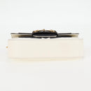 GUCCI Adidas Collaboration Horsebit Bag Leather 2way White 722009 Auth ac3794AM-5