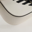 GUCCI Adidas Collaboration Horsebit Bag Leather 2way White 722009 Auth ac3794AM-15