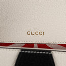 GUCCI Adidas Collaboration Horsebit Bag Leather 2way White 722009 Auth ac3794AM-21