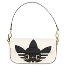 GUCCI Adidas Collaboration Horsebit Bag Leather 2way White 722009 Auth ac3794AM-13