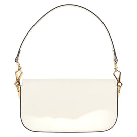 GUCCI Adidas Collaboration Horsebit Bag Leather 2way White 722009 Auth ac3794AM - 0