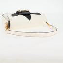 GUCCI Adidas Collaboration Horsebit Bag Leather 2way White 722009 Auth ac3794AM-7