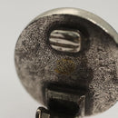 CHANEL Earring metal Silver CC Auth ac3797-15