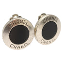 CHANEL Earring metal Silver CC Auth ac3797-1