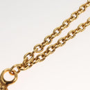 CHANEL COCO Mark Chain Necklace metal Gold CC Auth ac3798-13