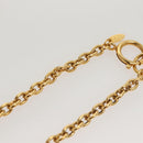 CHANEL COCO Mark Chain Necklace metal Gold CC Auth ac3798-16