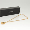 CHANEL COCO Mark Chain Necklace metal Gold CC Auth ac3798-12