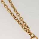CHANEL COCO Mark Chain Necklace metal Gold CC Auth ac3798-4