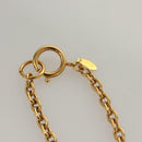CHANEL COCO Mark Chain Necklace metal Gold CC Auth ac3798-8