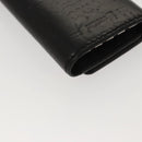 VERSACE Key Case Leather Black Auth ac3800-16