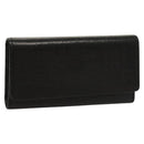 VERSACE Key Case Leather Black Auth ac3800-1