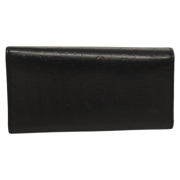 VERSACE Key Case Leather Black Auth ac3800