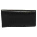 VERSACE Key Case Leather Black Auth ac3800-2