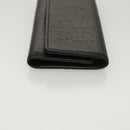 VERSACE Key Case Leather Black Auth ac3800-3