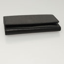 VERSACE Key Case Leather Black Auth ac3800-6