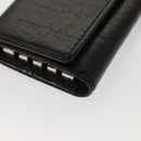 VERSACE Key Case Leather Black Auth ac3800-7