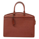 LOUIS VUITTON Epi Riviera Hand Bag Brown M48183 LV Auth ac3809-13