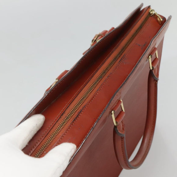 LOUIS VUITTON Epi Riviera Hand Bag Brown M48183 LV Auth ac3809