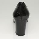 PRADA High Heels Leather 36 1/2 Black Auth ac3811-28