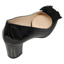 PRADA High Heels Leather 36 1/2 Black Auth ac3811-3