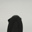 PRADA High Heels Leather 36 1/2 Black Auth ac3811-8