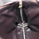 Christian Dior Honeycomb Canvas Pouch PVC Beige Auth ac3812-16