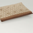 Christian Dior Honeycomb Canvas Pouch PVC Beige Auth ac3812-6